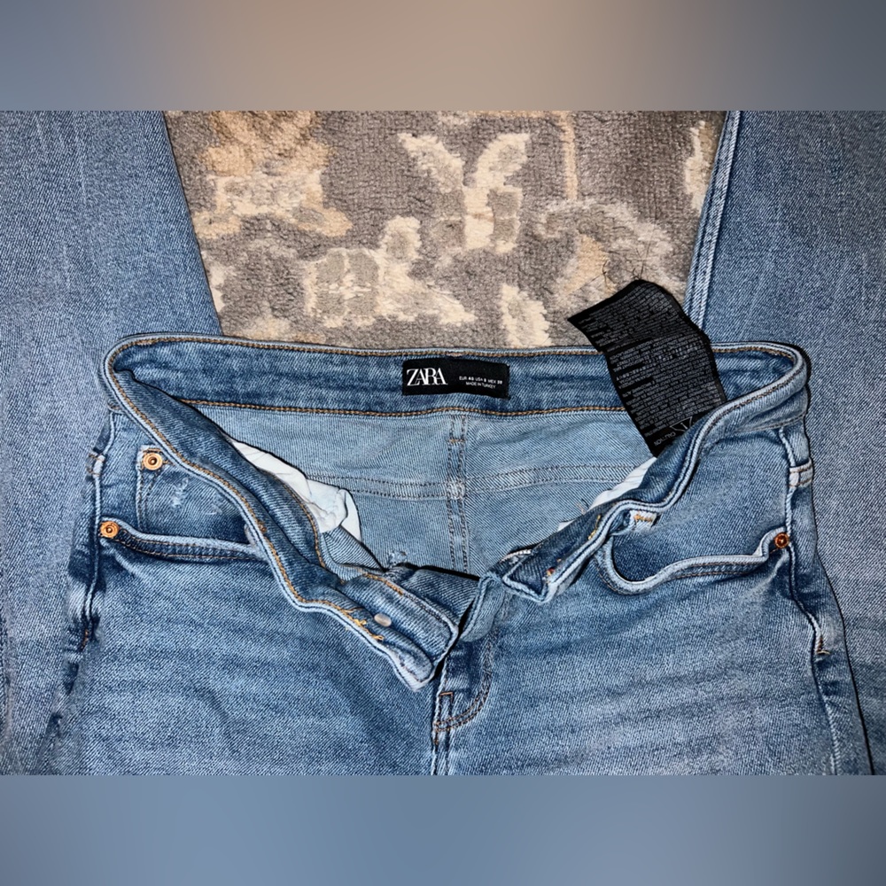 Zara Skinny Ripped Jeans
